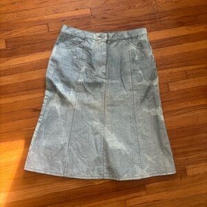 Vintage New Penn Denim camo skirt